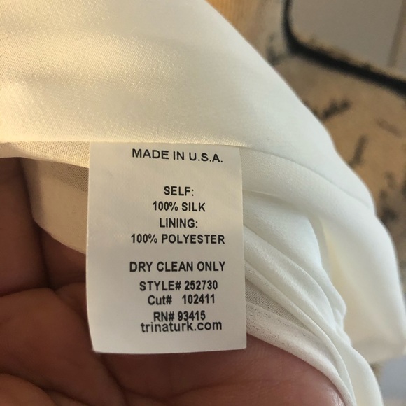 Trina Turk Silk Sundress Sz 2 - Picture 6 of 7